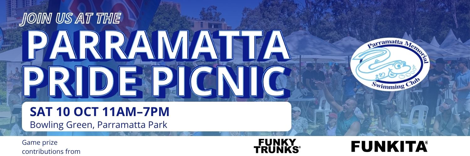 Join PMSC at Parramatta Pride Picnic, Saturday 10 October 2026, 11am–7pm at Bowling Green, Parramatta Park.